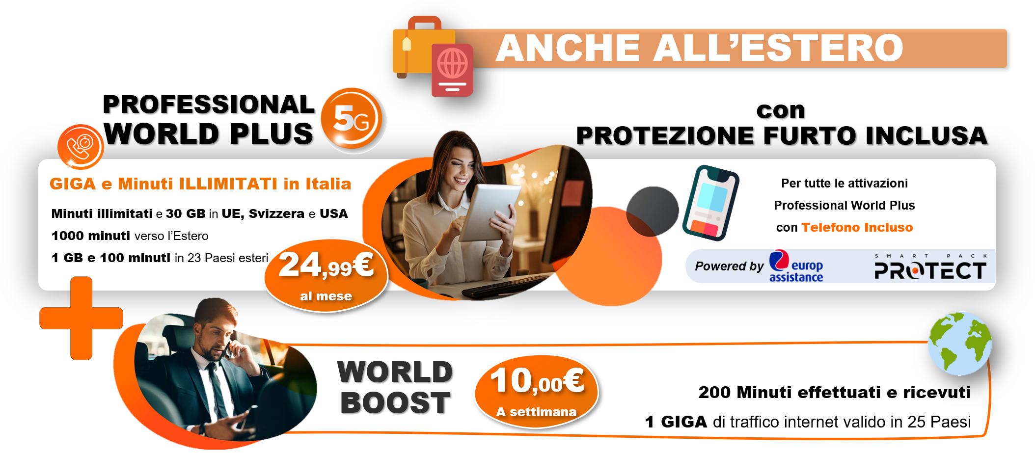 PROFESSIONAL WORLD PLUS CON SMARTPACK PROTECT 5G